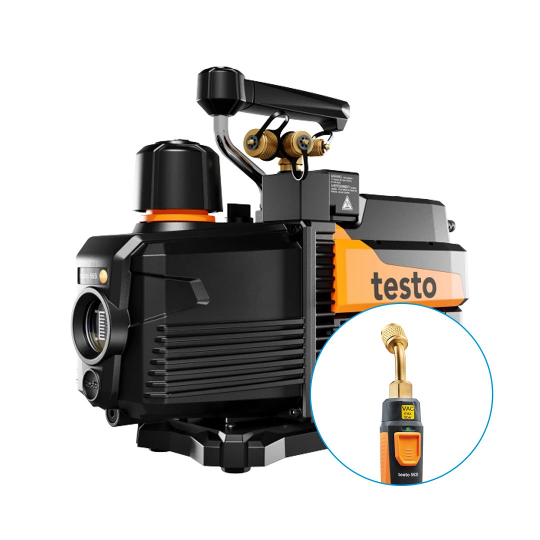 Imagen Set testo 565i - Bomba automática 10CFM y vacuómetro testo 552i