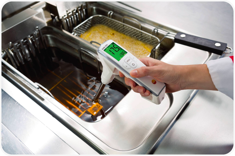 testo 270 · La mejor tecnología para medir la Calidad del Aceite de fritura