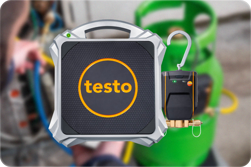 testo 560i Báscula Digital de Refrigerantes con Válvula Inteligente