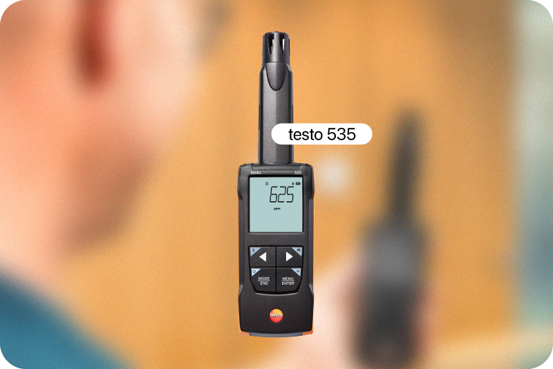 El medidor de CO2 testo 535 El medidor de CO2 testo 535